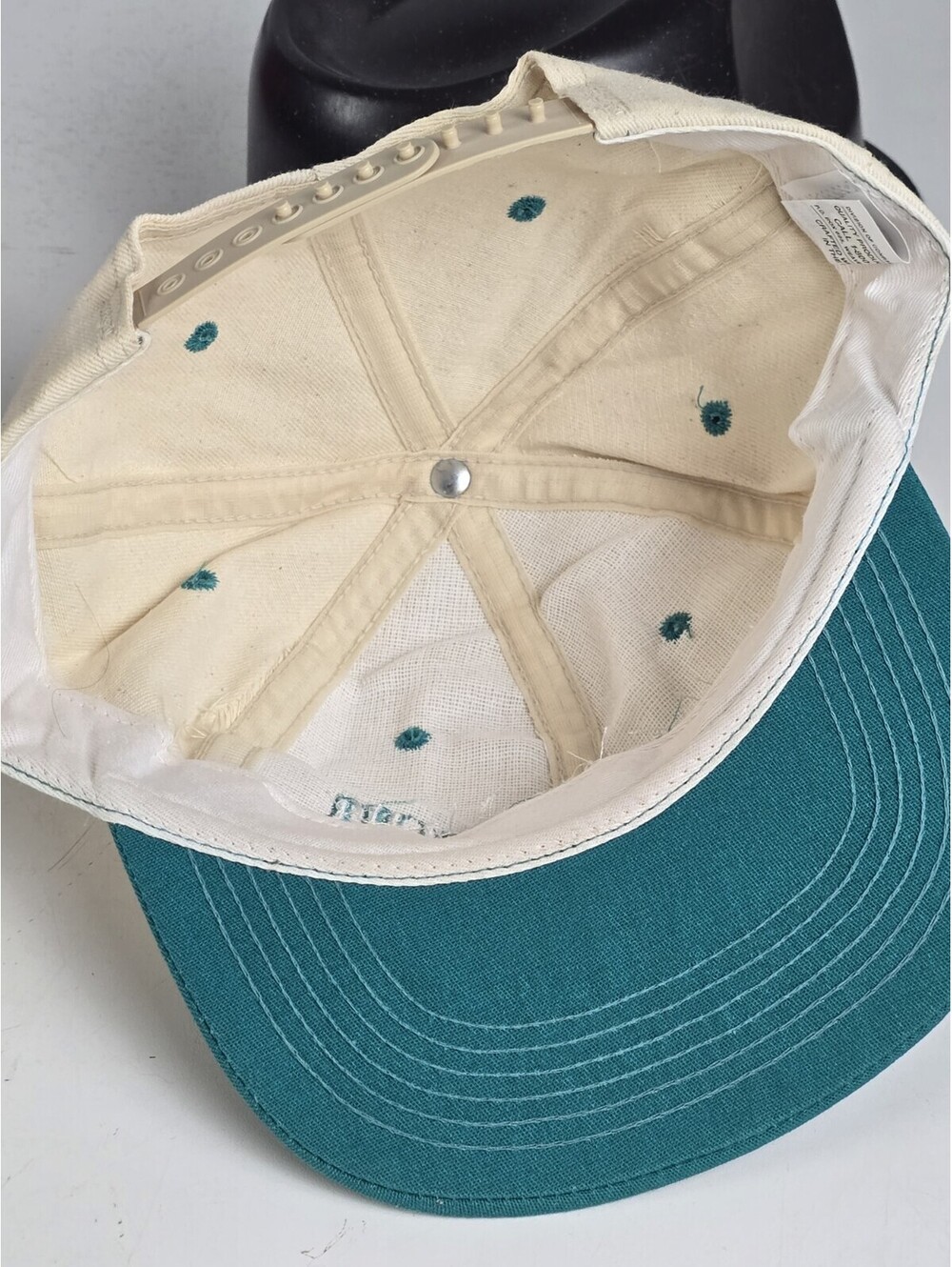 Vintage Alan Jackson Snapback Hat 90s Country Music Album Tour Concert USA Teal - Picture 6 of 8